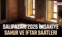 Salıpazarı iftar ve sahur saatleri 2026 Ramazan imsakiyesi