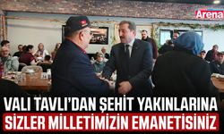 Vali Tavlı’dan şehit yakınlarına: Sizler milletimizin emanetisiniz