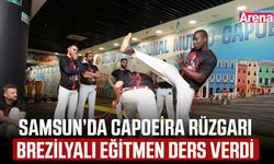 Samsun’da capoeira rüzgarı! Brezilyalı eğitmen ders verdi