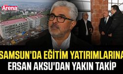 Samsun’da eğitim yatırımlarına Ersan Aksu'dan yakın takip