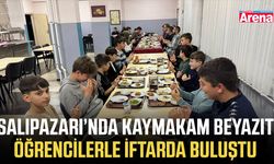 Salıpazarı’nda Kaymakam Beyazıt öğrencilerle iftarda buluştu