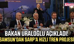 Bakan Uraloğlu açıkladı! Samsun’dan Sarp’a hızlı tren projesi