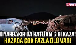 Diyarbakır'da katliam gibi kaza! Kazada çok fazla ölü var!