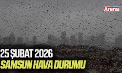 25 Şubat 2026 Samsun hava durumu