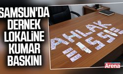 Samsun'da dernek lokaline kumar baskını