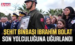 Şehit Binbaşı İbrahim Bolat son yolculuğuna uğurlandı
