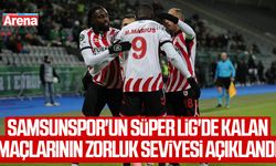 Samsunspor'un Süper Lig'de kalan maçlarının zorluk seviyesi açıklandı