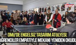OMÜ'de engelsiz tasarım atölyesi: Öğrenciler empatiyle mekanı yeniden okudu