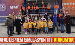 AFAD deprem simülasyon tırı Atakum'da