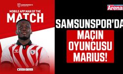 Samsunspor'da maçın oyuncusu Marius!
