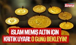 İslam Memiş altın için pazartesi gününü işaret etti