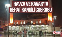 Havza ve Kavak'ta Berat Kandili gecesi