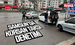 Samsun’da korsan taksi denetimi
