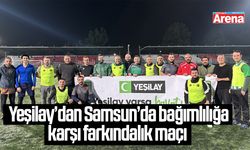 Yeşilay’dan Samsun’da bağımlılığa karşı farkındalık maçı