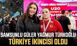 Samsunlu Güler Yağmur Türkoğlu Türkiye ikincisi oldu