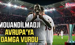 Samsunspor'da Mouandilmadji Avrupa'ya damga vurdu