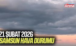 21 Şubat 2026 Samsun hava durumu