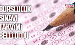 Bursluluk sınavı takvimi belli oldu