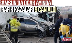 Samsun'un ocak ayı trafik kaza bilançosu
