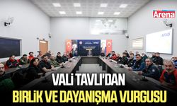 Vali Tavlı'dan birlik ve dayanışma vurgusu