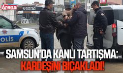 Samsun'da kanlı tartışma: Kardeşini bıçakladı!