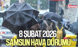 8 Şubat 2026 Samsun hava durumu