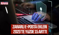 Zararlı e-posta ekleri 2025'te yüzde 15 arttı
