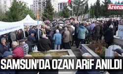 Samsun'da Ozan Arif anıldı
