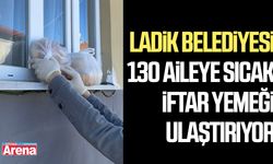 Ladik Belediyesi 130 aileye sıcak iftar yemeği ulaştırıyor