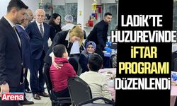Ladik’te huzurevinde iftar programı düzenlendi