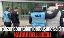 Trabzonspor takım otobüsüne saldırı! Karar belli oldu
