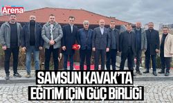 Samsun Kavak’ta eğitim için güç birliği