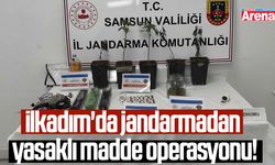 İlkadım'da jandarmadan yasaklı madde operasyonu!