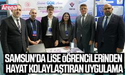 Samsun'da lise öğrencilerinden hayat kolaylaştıran uygulama