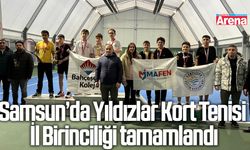 Samsun’da Yıldızlar Kort Tenisi İl Birinciliği tamamlandı