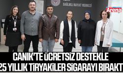 Canik'te ücretsiz destekle 25 yıllık tiryakiler sigarayı bıraktı