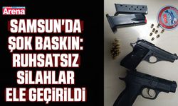 Samsun'da şok baskın: Ruhsatsız silahlar ele geçirildi