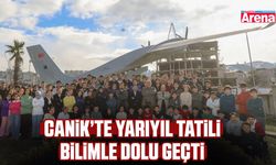 Canik’te yarıyıl tatili bilimle dolu geçti