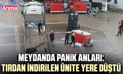 Samsun'da korkutan iş kazası