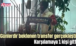 Günlerdir beklenen transfer gerçekleşti! Karşılamaya 1 kişi gitti