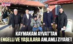 Kaymakam Ayvat’tan engelli ve yaşlılara anlamlı ziyaret
