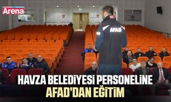 Havza Belediyesi personeline AFAD’dan eğitim