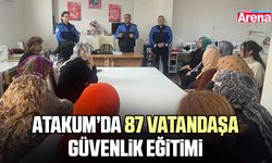 Atakum’da 87 vatandaşa güvenlik eğitimi