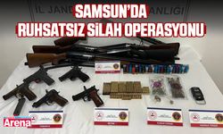 Samsun’da ruhsatsız silah operasyonu