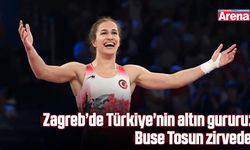 Zagreb’de Türkiye'nin altın gururu: Buse Tosun zirvede