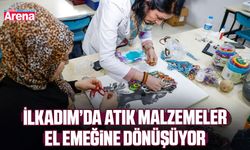 İlkadım’da atık malzemeler el emeğine dönüşüyor