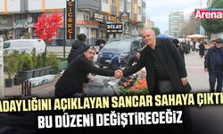 Samsunda adaylığını açıklayan Sancar sahaya çıktı