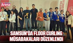 Samsun'da Floor Curling müsabakaları düzenlendi