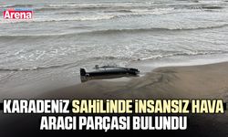 Karadeniz sahilinde İHA parçası paniği