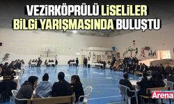 Vezirköprülü liseliler bilgi yarışmasında buluştu